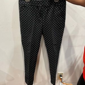 Women’s Black Polka Dot Dress Pants